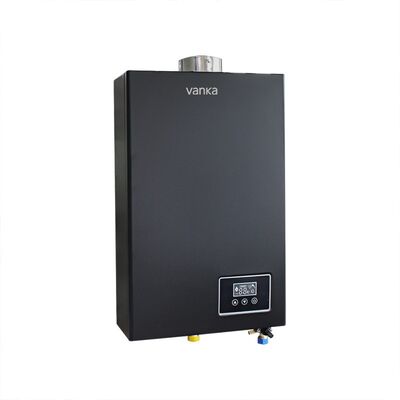 Мгновенный проточный газовый водонагреватель. Стильный компактный дизайн. Новинка.