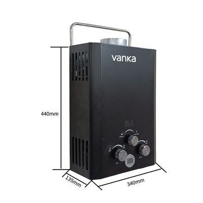 Водонагреватель на дымовых газах из нержавеющей стали мощностью 12 кВт в современном стиле для душа в доме, отеле, квартире и коммерческого использования