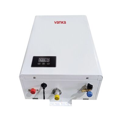 Белый 16-литровый цифровой термостатический газовый водонагреватель с одной трубой, энергосберегающий, тихий