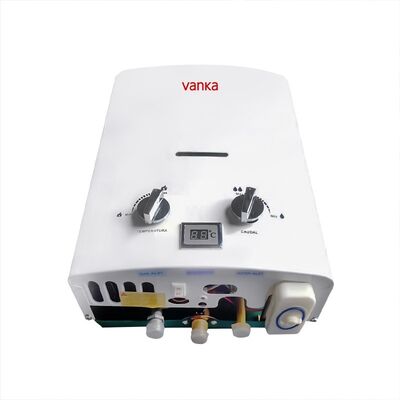 6-литровый портативный уличный газовый водонагреватель с двумя ручками и прямым отводом