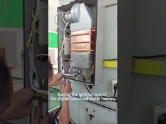 Полностью автоматический 16L внутренний газовый водонагреватель постоянная температура умный вентилятор принудительный